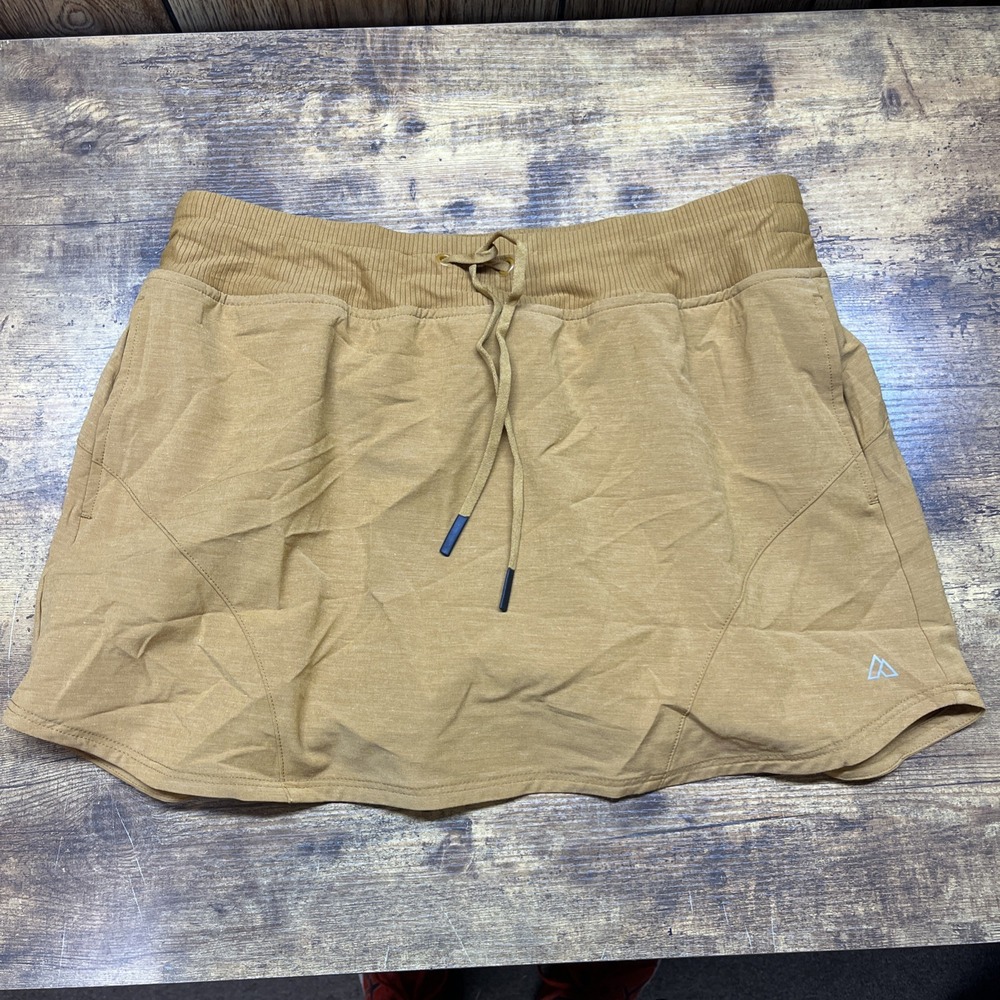 Alpine design women's large water skort Lined bronze topaz NWT